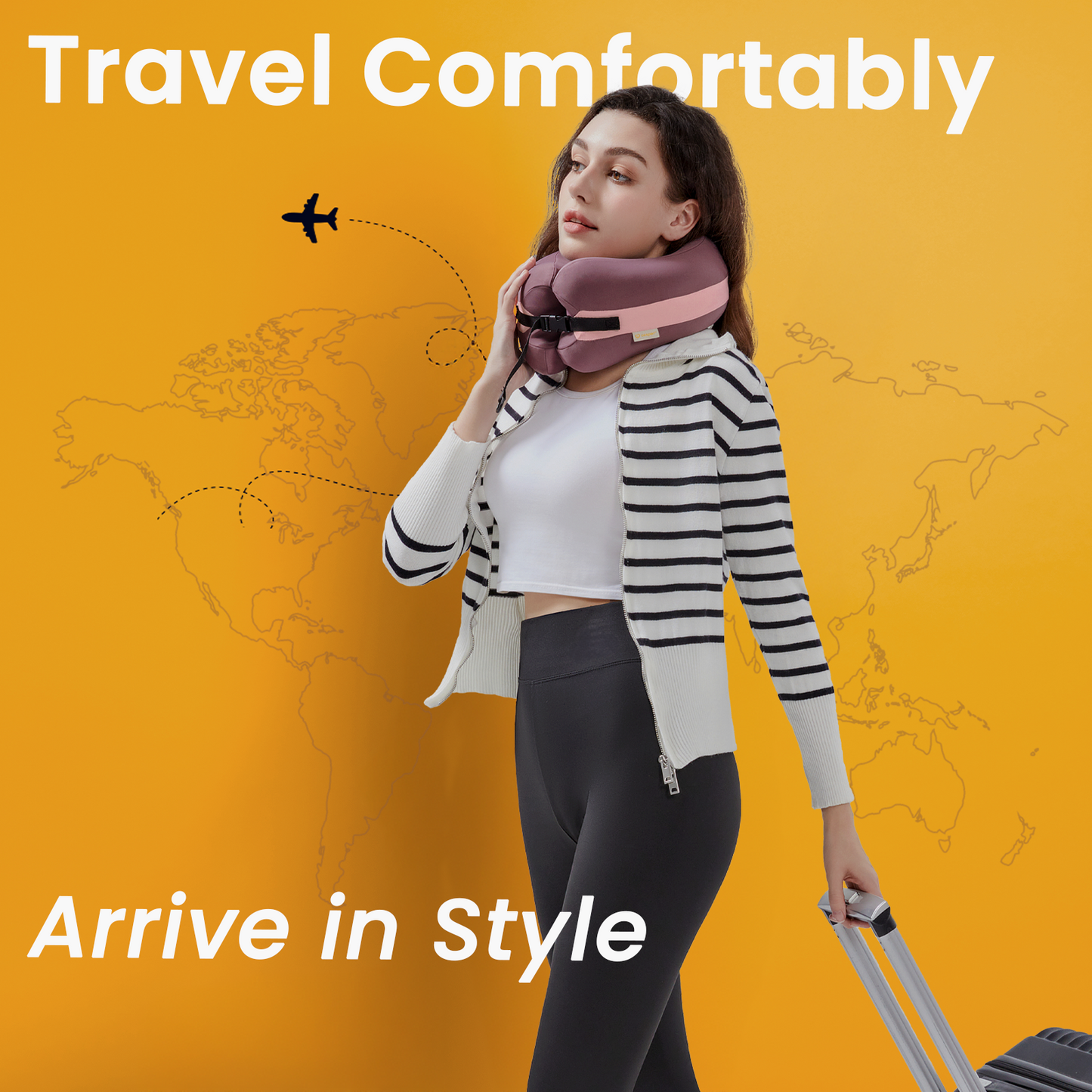 Cesperi Travel Pillow (Mulberry Purple)