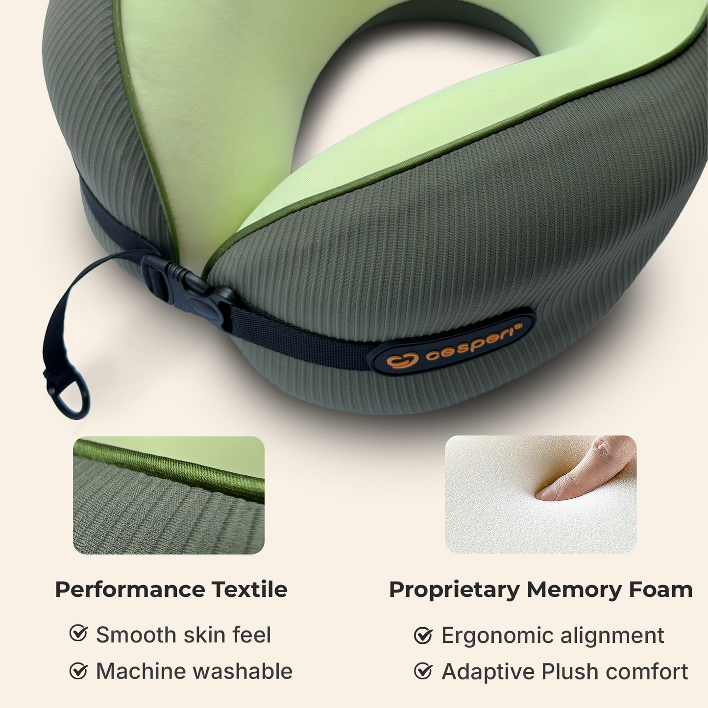 Cesperi Travel Pillow — Large Fit