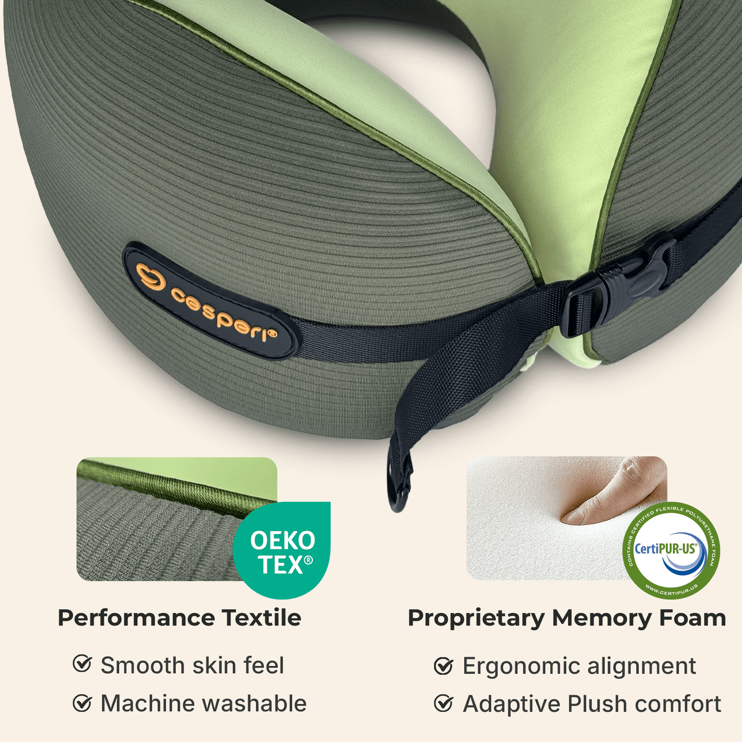Cesperi® Travel Pillow — Petite Fit