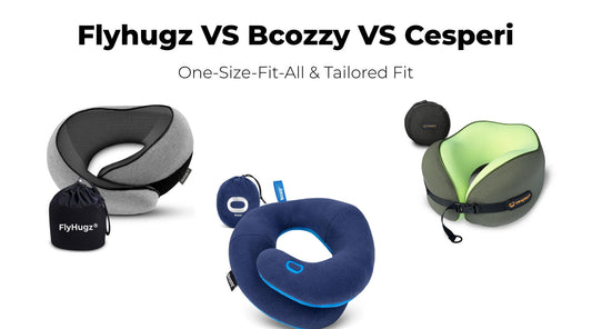 Cesperi vs Bcozzy vs FlyHugz: Which Travel Pillow Actually Fits?