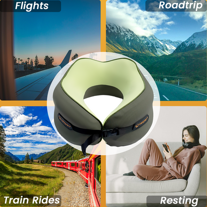 Cesperi® Travel Neck Pillow (Avocado Green)