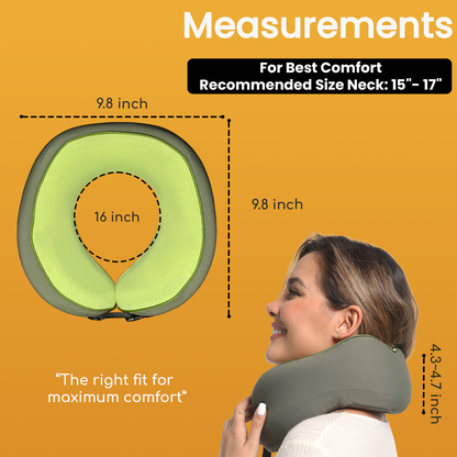 Cesperi® Travel Neck Pillow (Avocado Green)