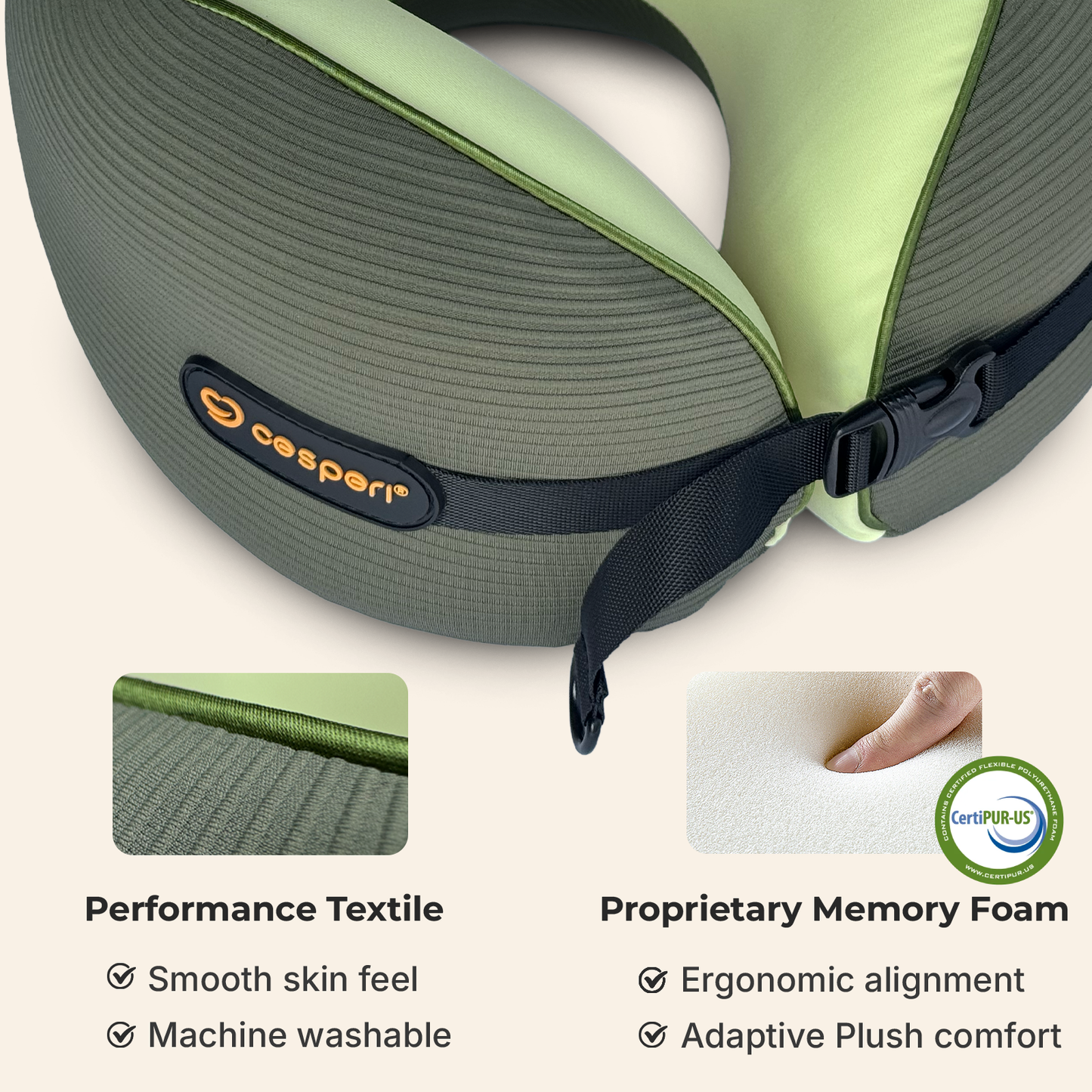 Cesperi Travel Pillow — Petite Fit