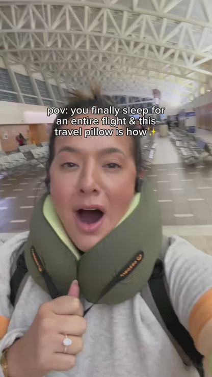 Cesperi® Travel Neck Pillow (Avocado Green)